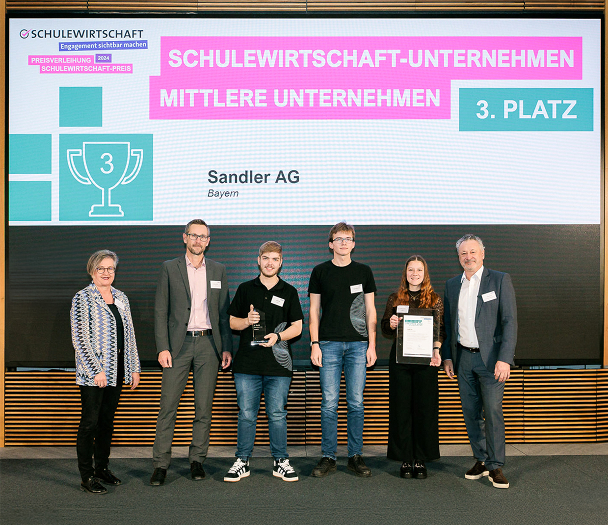 Sandler Group / Schulewirtschaft Preisverleihung