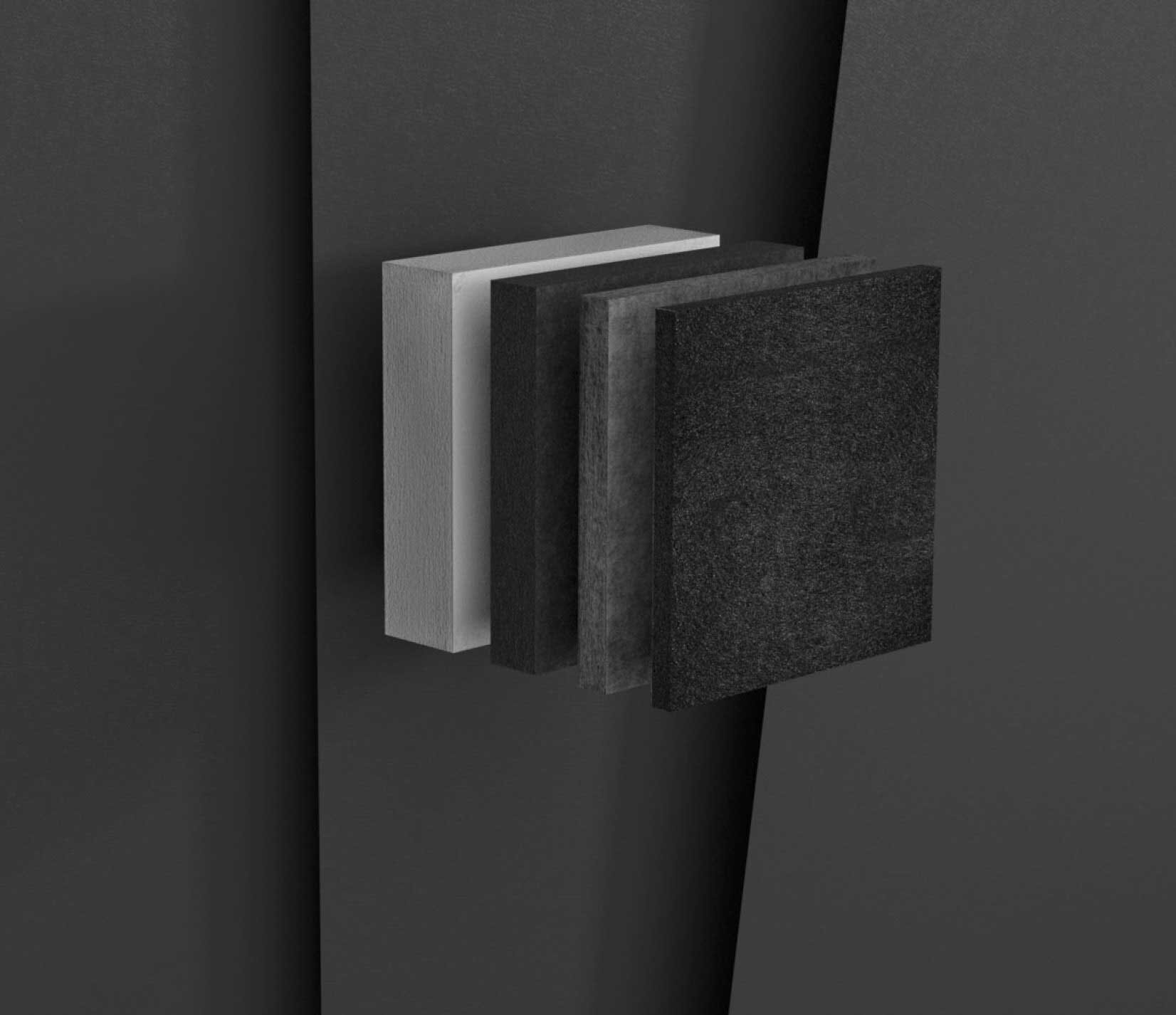 Sound-absorbing nonwoven Bluefiber