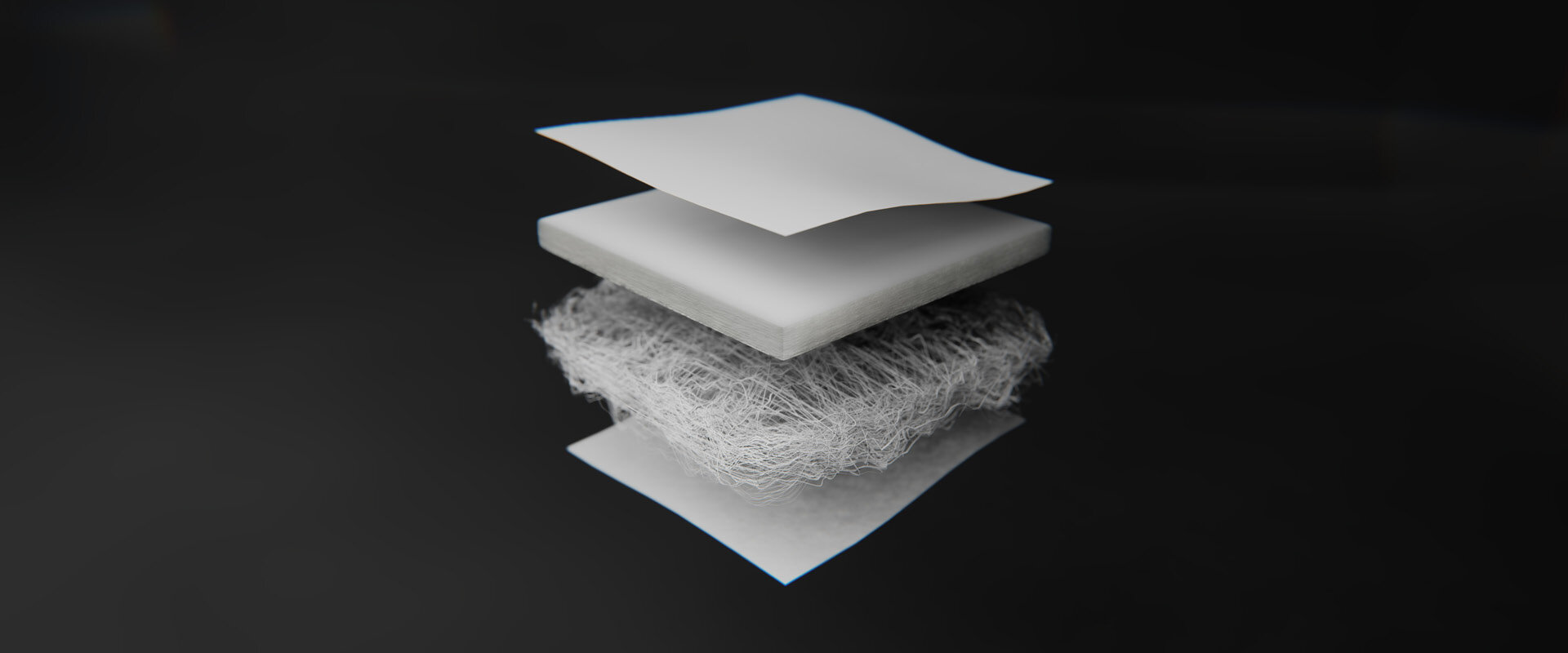 Mehrschichtiger Produktaufbau thermischer Verbundwerkstoffe | Sandler Group