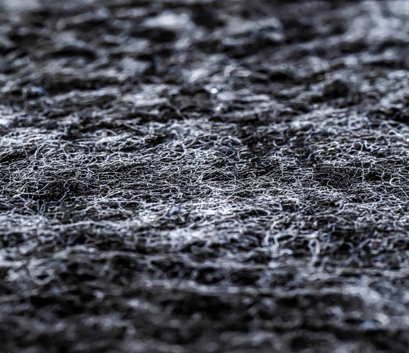 Close-up of nonwoven fabric texture