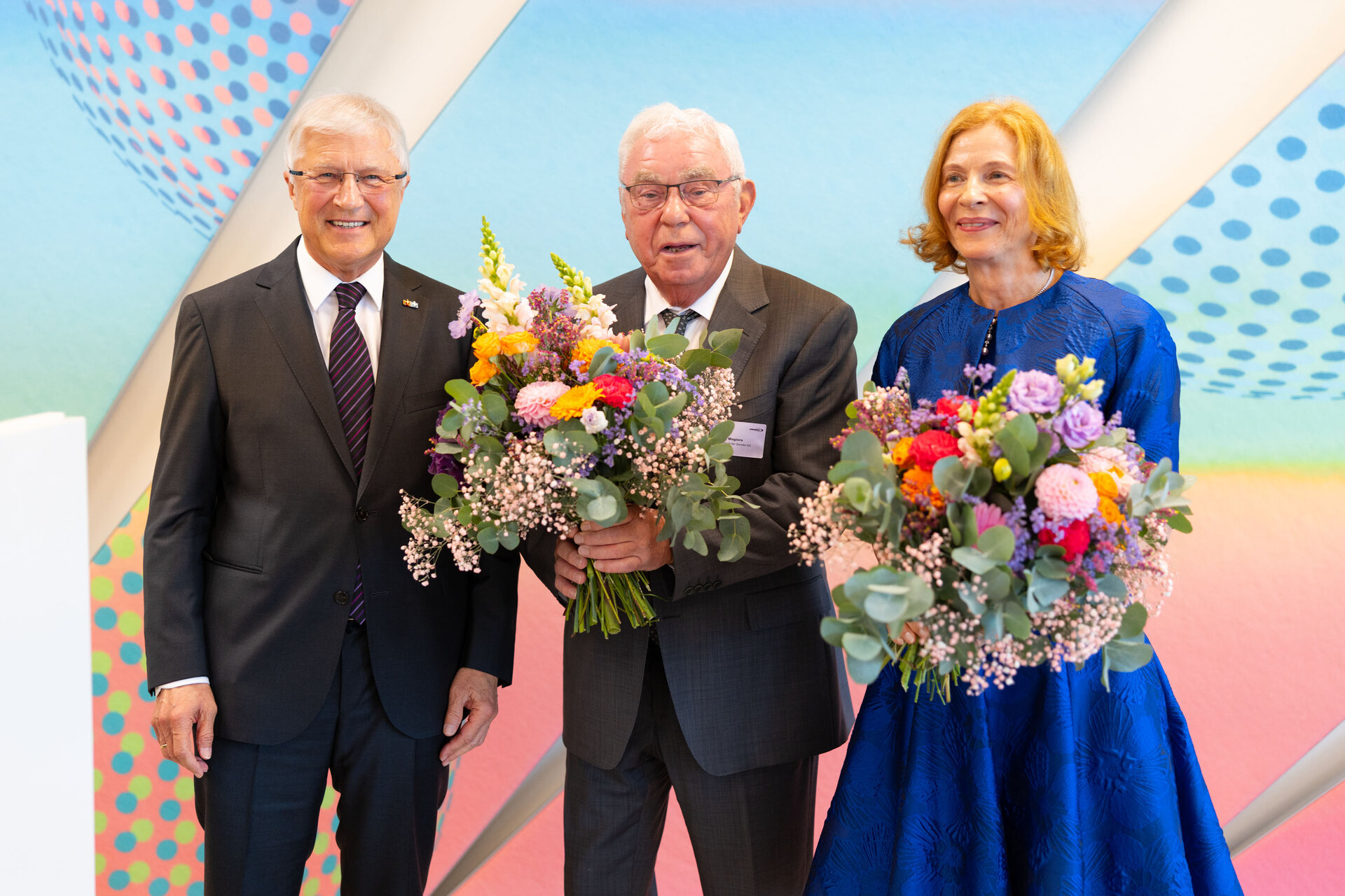 Dr. Christian Heinrich Sandler, Bärbl Sandler und Dieter Magiera