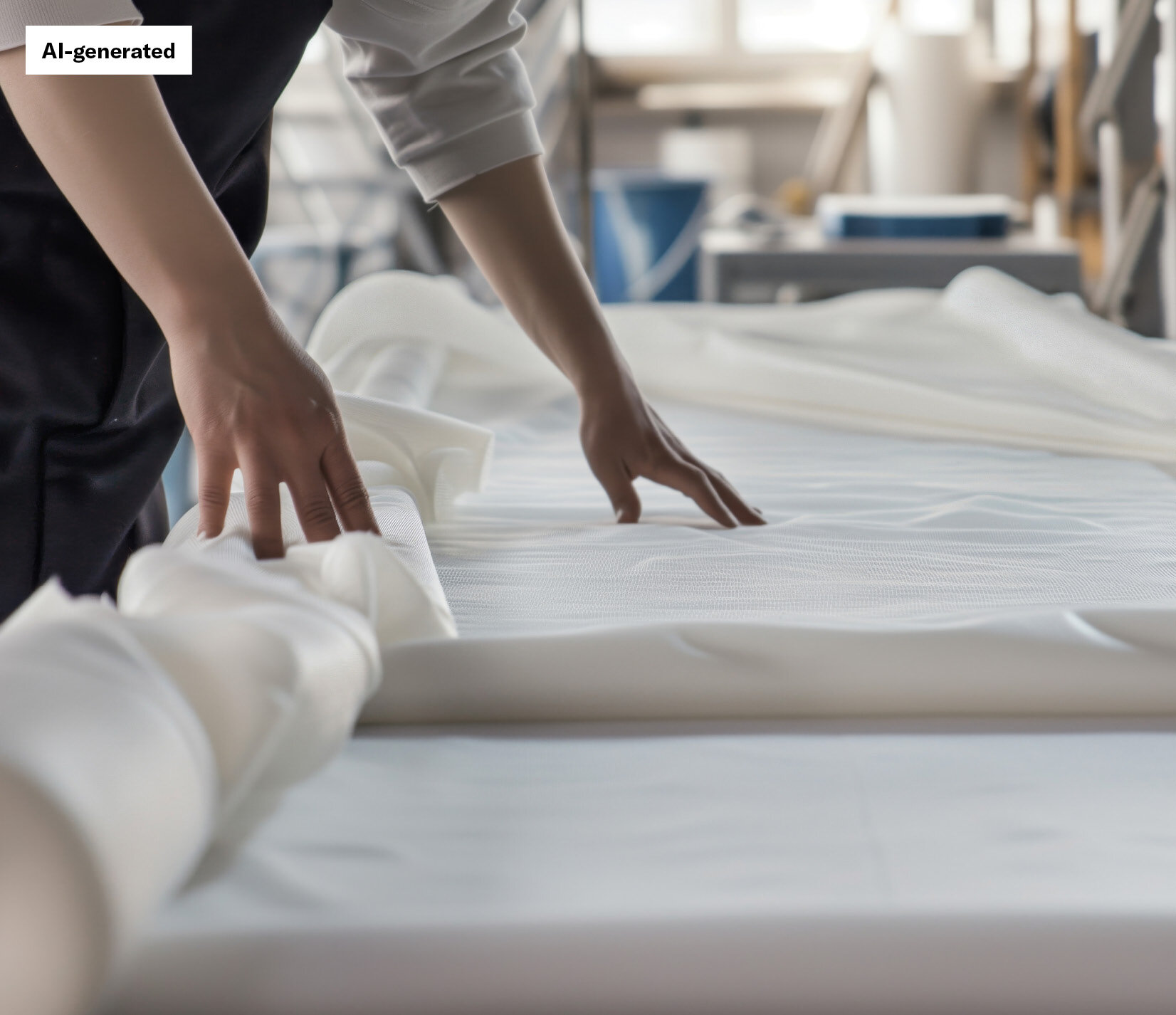  Man in the manufacture of Thermobond nonwovens | Sandler Group 